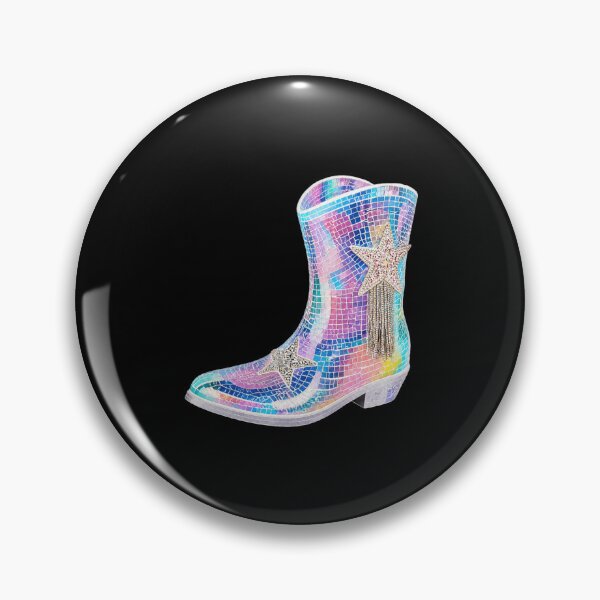 Item preview, Urban Chic Galaxy Explorer Pixelated Artistic Cowboy Boot (Disco Beyoncé Carter Renaissance Country Western Inspired Vibes!) designed and sold by ZodiacGradient.