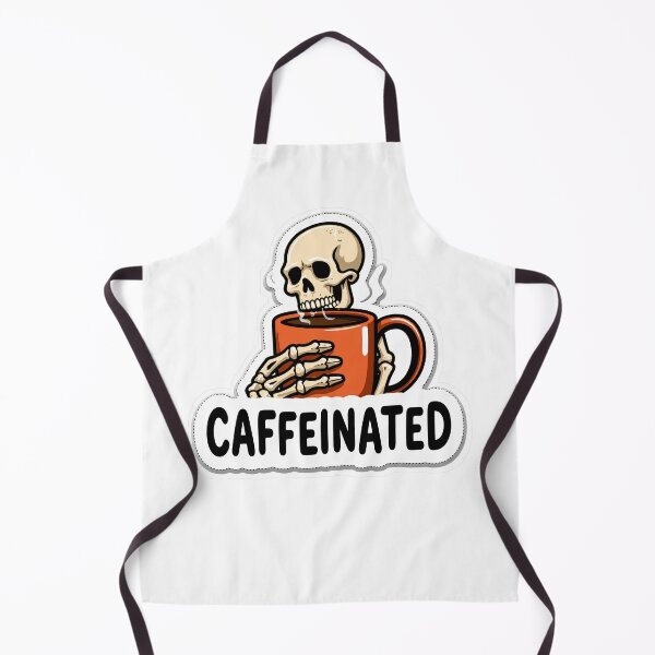 Item preview, Caffeinated Skeleton Coffee Lover designed and sold by Stupid Shirts.