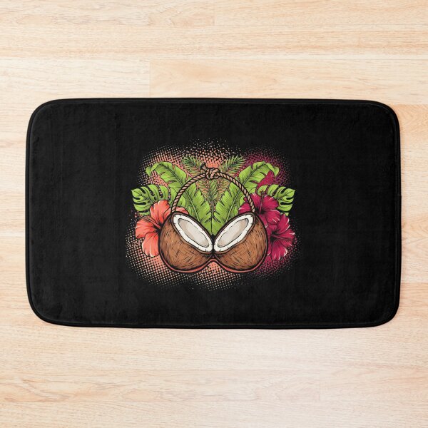 Item preview, Coconut Bra Hawaiian Funny Tropical Costume Hawaii Tees designed and sold by Redgiant87x.
