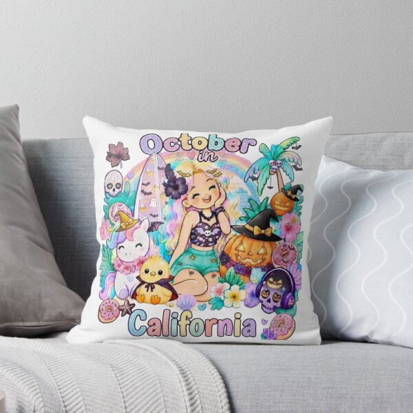 Item preview, Cute Pastel Goth Halloween - October in California Kawaii 1 designed and sold by TheChalkyFox.