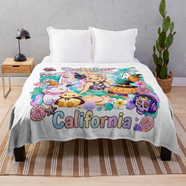 Item preview, Cute Pastel Goth Halloween - October in California Kawaii 1 designed and sold by TheChalkyFox.
