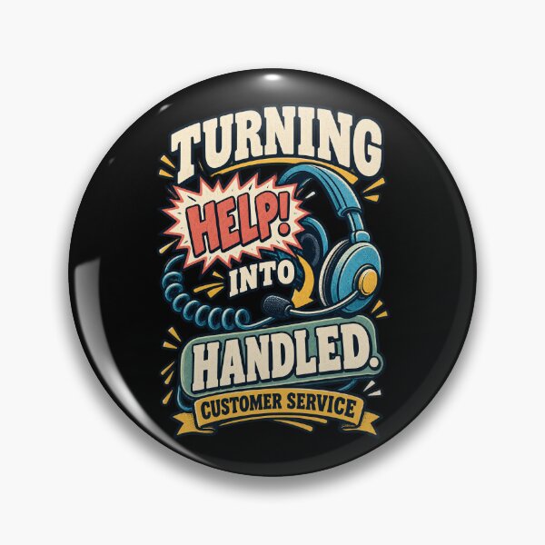 Item preview, Turning Help Into Handled - Customer Service Representative Humor designed and sold by MOTIFOLK.