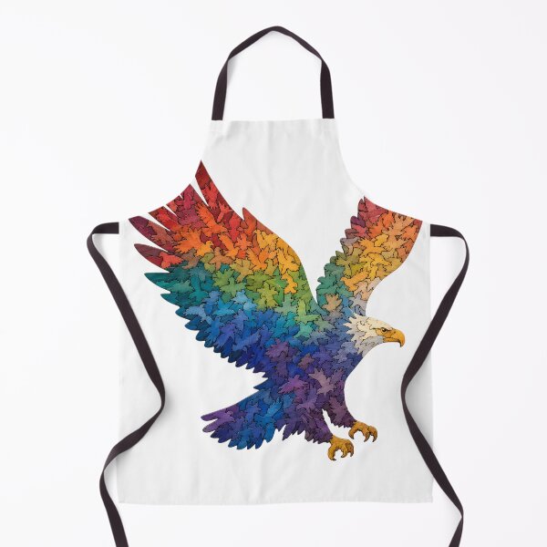 Item preview, Majestic Eagle Sunset Silhouette Wood Mosaic Art designed and sold by VisualVerseLab.