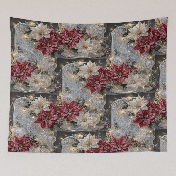 Item preview, Copy of Copy of Copy of Elegant Christmas with poinsettias designed and sold by BriSher.