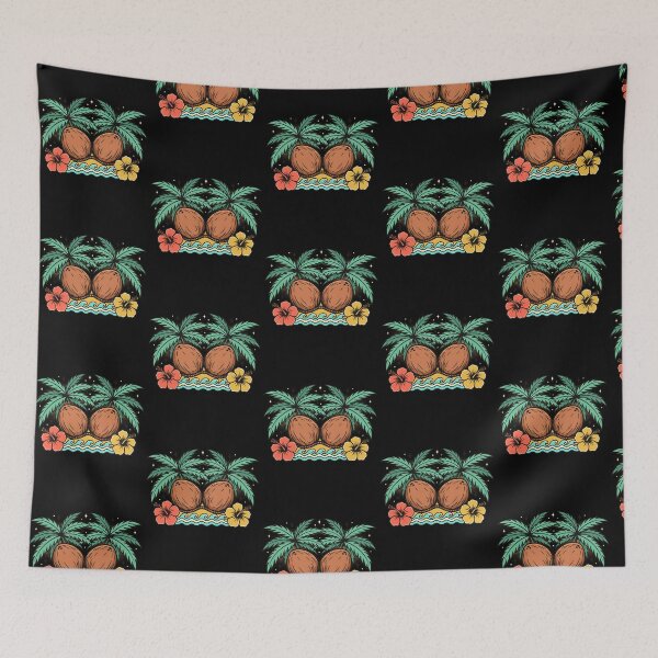 Item preview, Coconut Bra Hawaiian Luau Party Hawaii Tees Tropical Humor designed and sold by Redgiant87x.