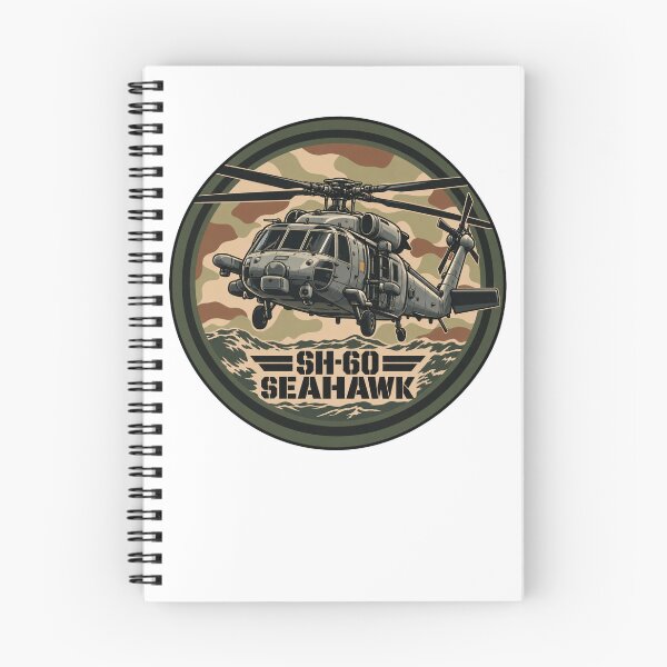 Item preview, SH-60 Seahawk round camouflage badge Military Helicopter designed and sold by IRON WINGS /USAF.