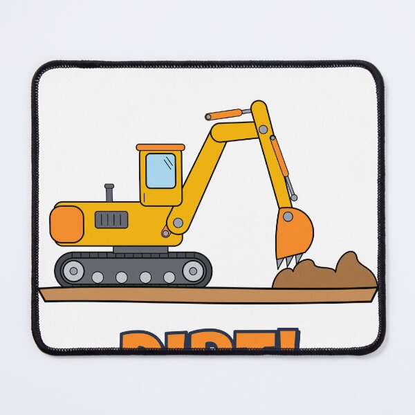 Item preview, I Dig Dirt Excavator Kids Construction designed and sold by BigMachineprint.