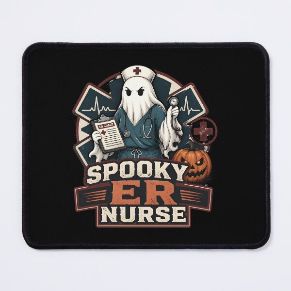 Item preview, Spooky ER Nurse Emergency Room Halloween designed and sold by KristenosNehk.
