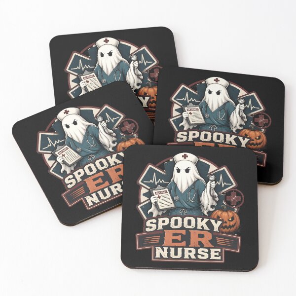 Item preview, Spooky ER Nurse Emergency Room Halloween designed and sold by KristenosNehk.
