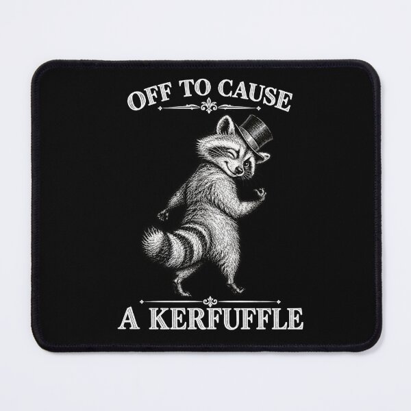 Item preview, Kerfuffle Raccoon with Top Hat – Cheeky Chaos Raccoon Meme designed and sold by Lichtisign.