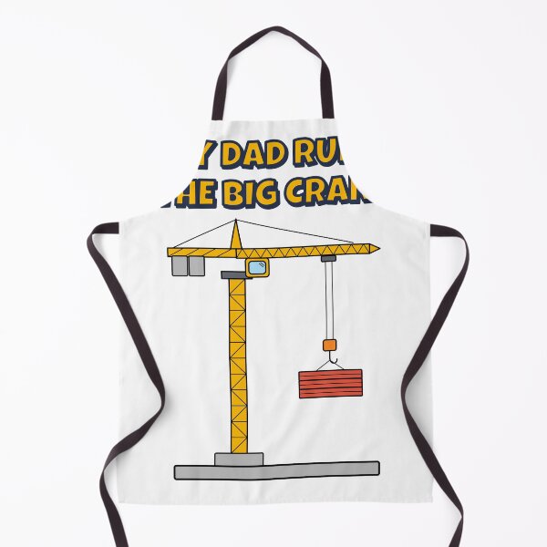 Item preview, My Dad Runs the Big Crane Kids Construction designed and sold by BigMachineprint.