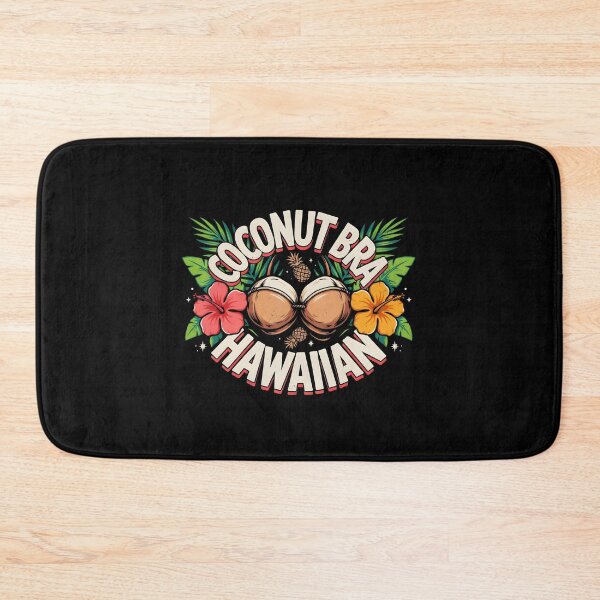 Item preview, Coconut Bra Hawaiian Funny Hawaii Tees Luau Party designed and sold by Redgiant87x.