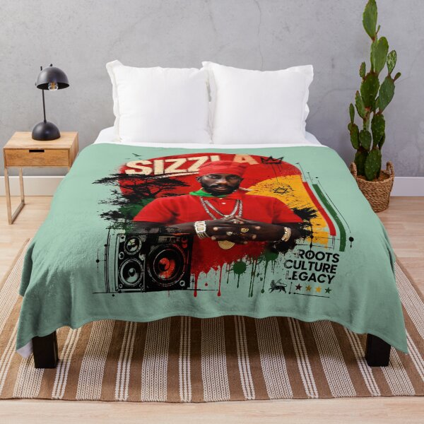 Item preview, Sizzla Kalonji Roots Reggae Vintage Photo Tribute designed and sold by BASS-CULTURE.