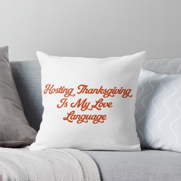 Item preview, Hosting Thanksgiving Is My Love Language – Retro Cursive Host Gift designed and sold by PalleteCreation.