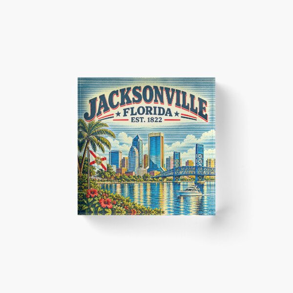 Artikelvorschau, Vintage-Stadtabenteuer in Jacksonville, Florida entworfen und verkauft von T-Motive.