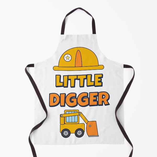 Item preview, Little Digger Hard Hat Skid Steer Kids designed and sold by BigMachineprint.