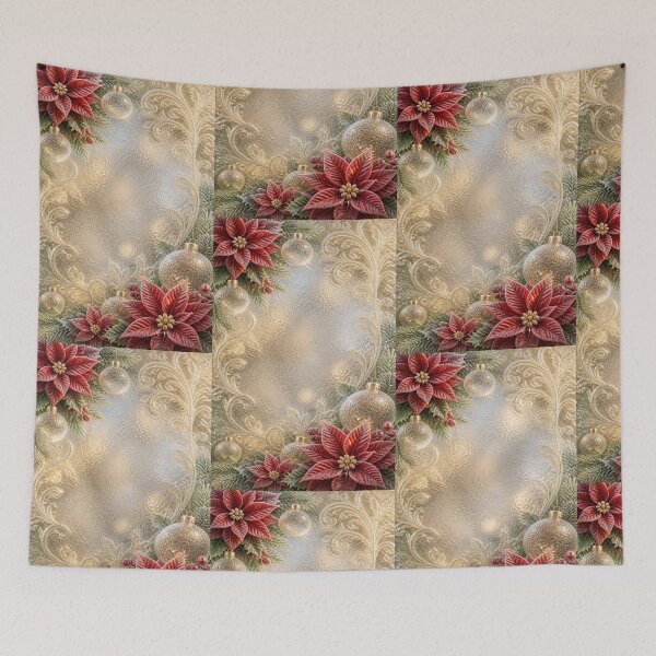 Item preview, Copy of Copy of Copy of Copy of Elegant Christmas with poinsettias designed and sold by BriSher.