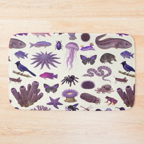 Item preview, Wild World in Purple Retro Style Identification Chart designed and sold by kakarikihill.