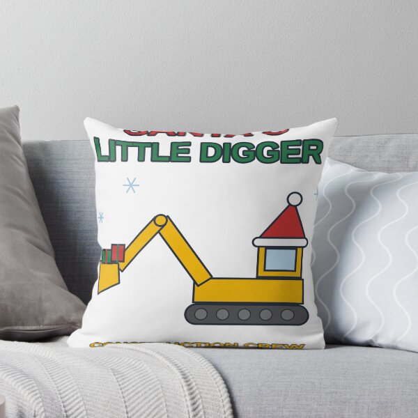 Item preview, Santas Little Digger Christmas Excavator Kids designed and sold by BigMachineprint.