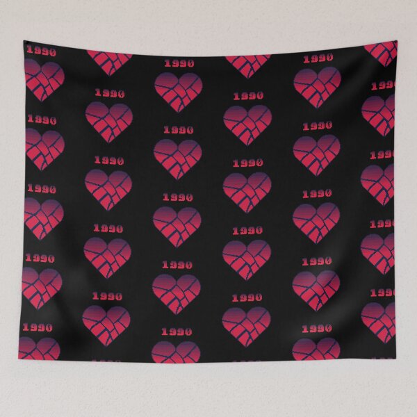 Item preview, 1990 Retro Heart - 90s Nostalgia Broken Mosaic Heart designed and sold by RetroRlx.