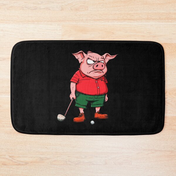Item preview, Pig golfer designed and sold by Soulskier.