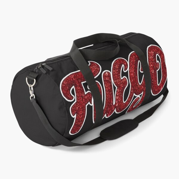 Item preview, Red Sequins Fuego Script Word Typography Design designed and sold by MaRCAStro.