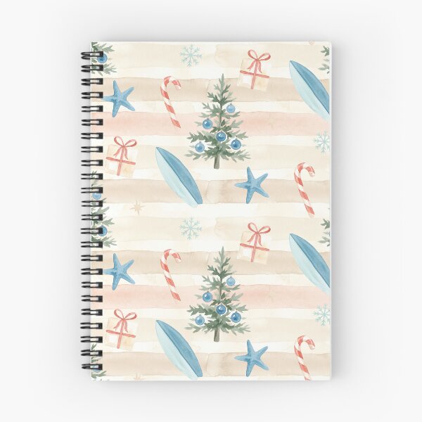 Item preview, Coastal Christmas Pattern with Surfboards & Starfish – Beach Holiday Design designed and sold by Sea Gem.