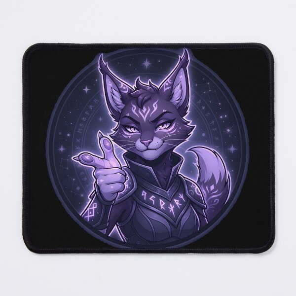 Item preview, Furry Wolf Avatar Sticker - Mystical Purple Edgy Finger Gun Profile Graphic designed and sold by DuckOddity.