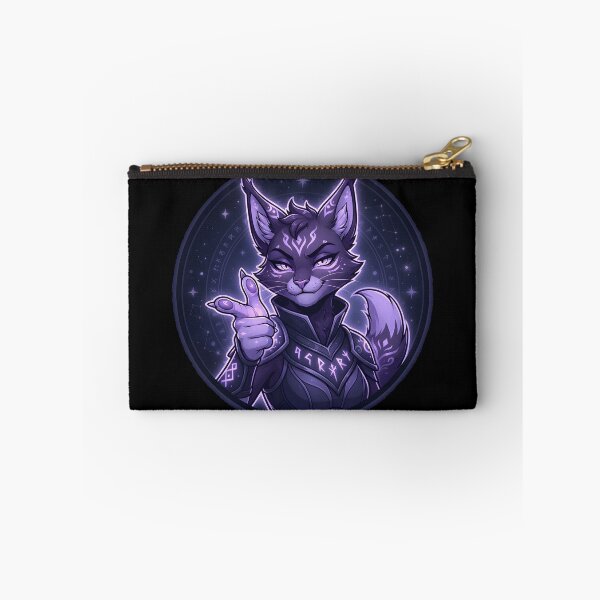 Item preview, Furry Wolf Avatar Sticker - Mystical Purple Edgy Finger Gun Profile Graphic designed and sold by DuckOddity.