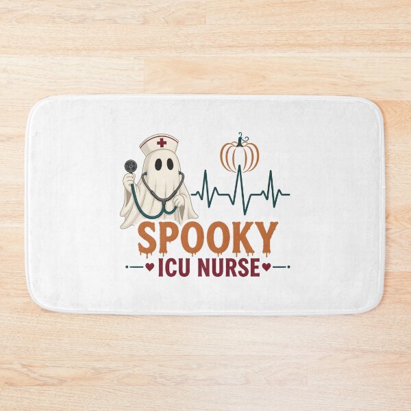 Item preview, Spooky ICU Nurse Intensive Care Unit Halloween designed and sold by KristenosNehk.