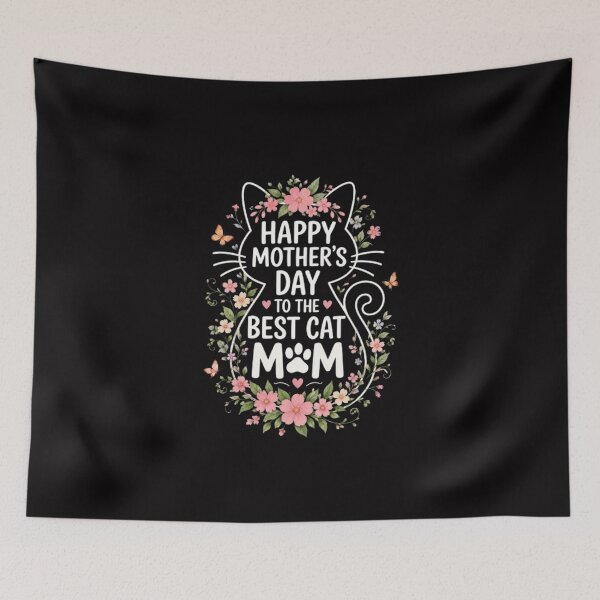 Item preview, Happy Mother’s Day to the Best Cat Mom!  designed and sold by Leo Bennett.