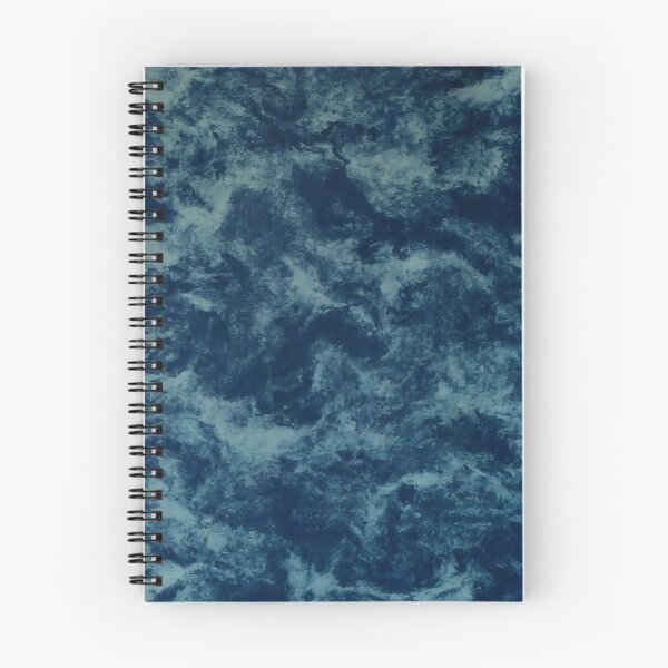 Item preview, Antique Marbled Paper - Cool Water Bookbinding Art designed and sold by footnotes-club.