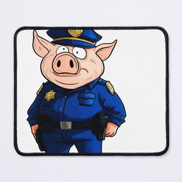 Item preview, Pig Police / Policewoman Pig designed and sold by Soulskier.