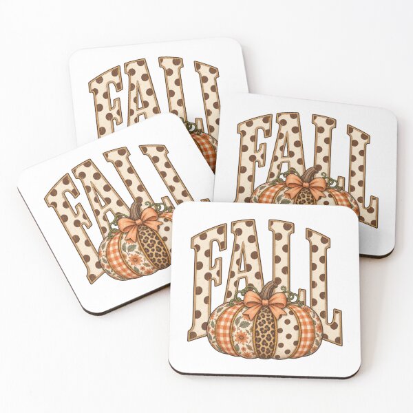 Item preview, Fall Patchwork Lettering with Pumpkin – Cozy Autumn Thanksgiving Design designed and sold by PalleteCreation.