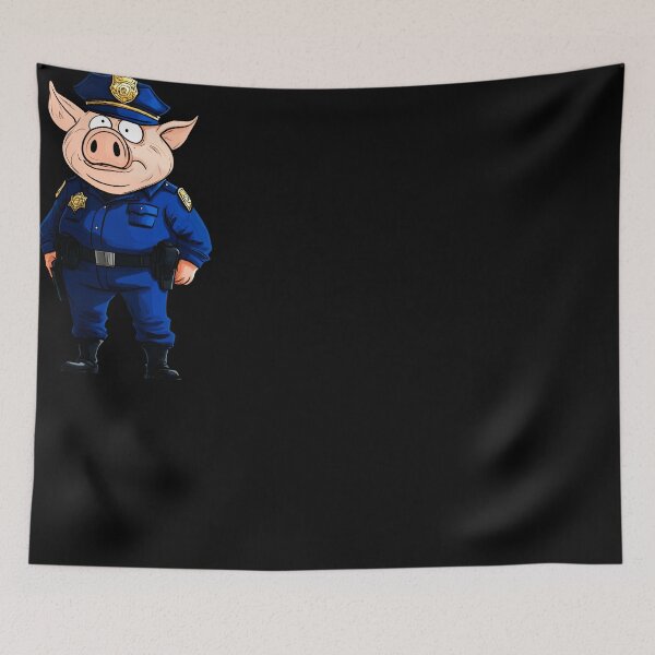 Artikelvorschau, Schweine Polizei / Polizistin Schwein entworfen und verkauft von Soulskier.