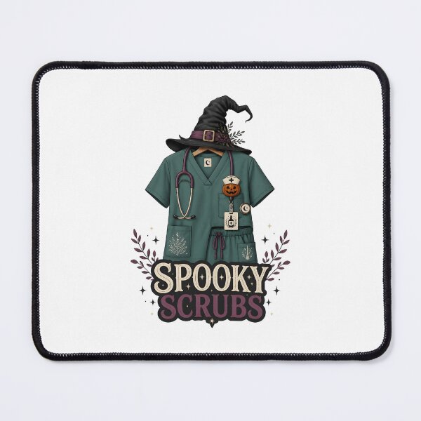 Item preview, Spooky Scrubs Uniform Hospital Halloween Nurse designed and sold by KristenosNehk.