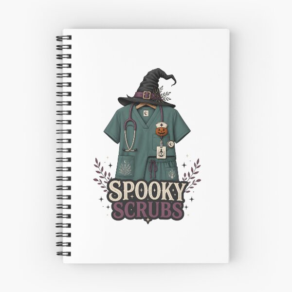 Item preview, Spooky Scrubs Uniform Hospital Halloween Nurse designed and sold by KristenosNehk.