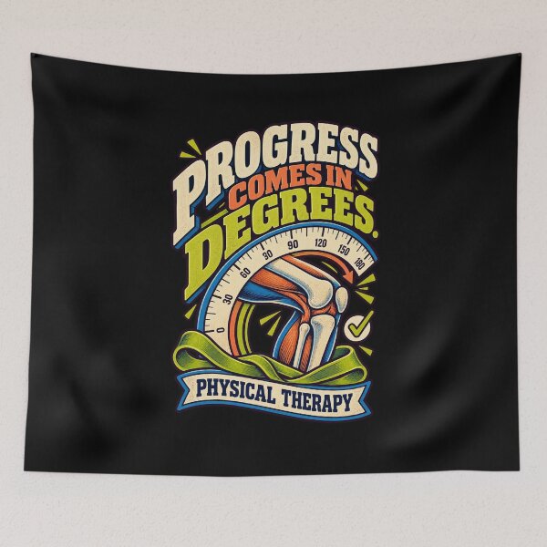 Item preview, Progress Comes In Degrees - Physical Therapist Range Of Motion Humor designed and sold by MOTIFOLK.