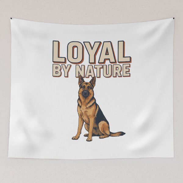 Item preview, German Shepherd - Funny Dog | Loyal By Nature designed and sold by No Excuses Supply.