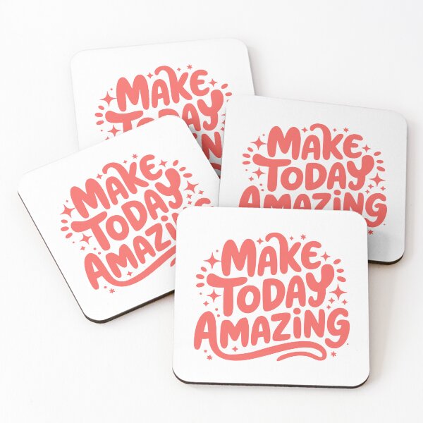 Item preview, Make Today Amazing – Playful Motivational Typography designed and sold by PalleteCreation.