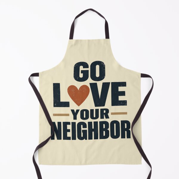 Item preview, Go Love Your Neighbor - Heart Retro Distressed Typography Quote designed and sold by D-Islamic.