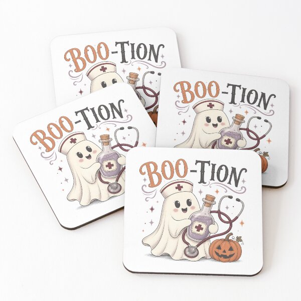 Item preview, Boo-Tion Nurse Potion Ghost Halloween designed and sold by KristenosNehk.