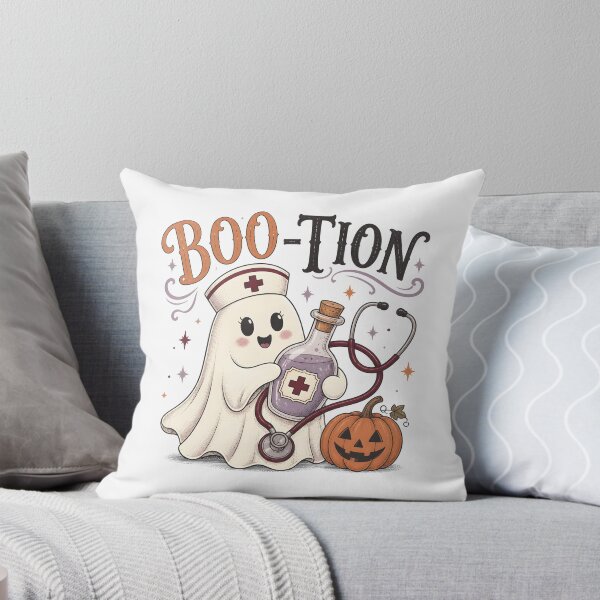 Item preview, Boo-Tion Nurse Potion Ghost Halloween designed and sold by KristenosNehk.
