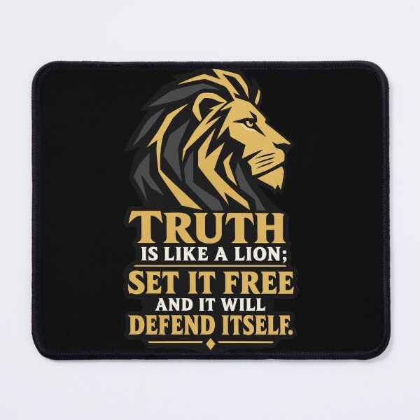 Item preview, Truth Is Like A Lion Set It Free Stoic Quote Graphic Tee designed and sold by QCena.
