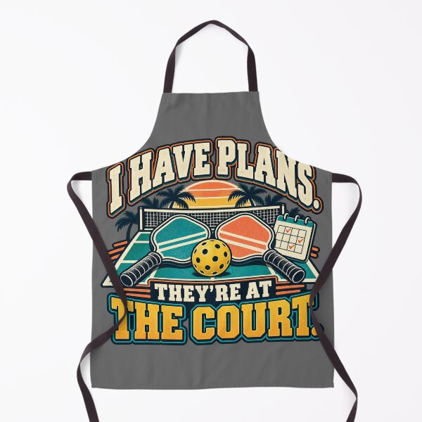 Item preview, I Have Plans Pickleball Court Humor designed and sold by Quirkloomstudio.
