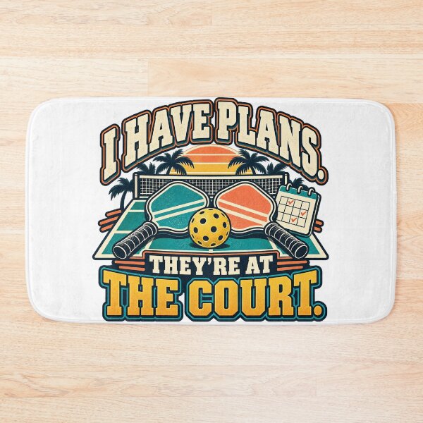 Item preview, I Have Plans Pickleball Court Humor designed and sold by Quirkloomstudio.