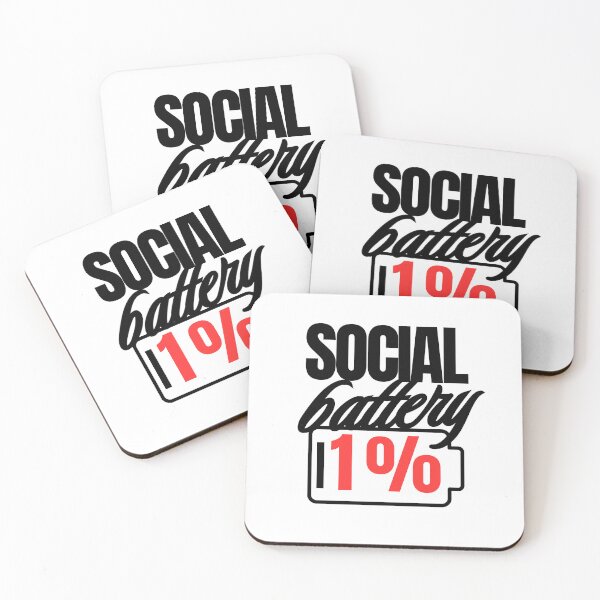 Item preview, social bettery 1% for exhausted people designed and sold by simonrice14.