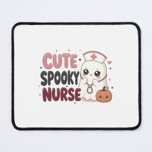 Item preview, Cute Spooky Nurse Kawaii Ghost Halloween designed and sold by KristenosNehk.