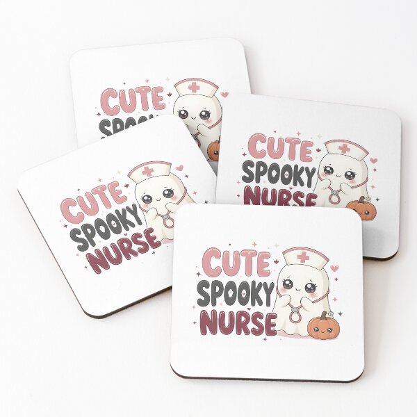 Item preview, Cute Spooky Nurse Kawaii Ghost Halloween designed and sold by KristenosNehk.