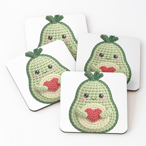 Item preview, Avocuddle Crochet Avocado designed and sold by ManikRaja.